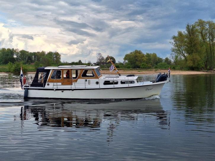 Bakker kruiser, Watersport en Boten, Motorboten en Motorjachten, Gebruikt, Staal, 9 tot 12 meter, Diesel, Binnenboordmotor, 50 pk of meer