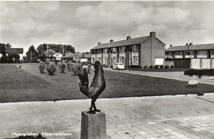 Hoevelaken, Meerveldlaan - VW-kever haan - ongelopen, Verzamelen, Ansichtkaarten | Nederland, Ongelopen, Noord-Brabant, Voor 1920