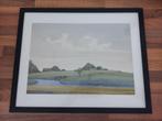 Aquarel-prent SCHAGEN (Terp Avendorp) door Gerrit Neven, Antiek en Kunst, Ophalen