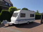 Caravan Hobby 400 de luxe met toilet, Uitbouw voortent, Hobby, Treinzit, 750 - 1000 kg