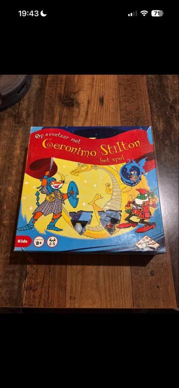 Geronimo Stilton Bordspel - Avontuur! beschikbaar voor biedingen