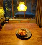 Sfeervolle groene mozaiek hanglamp tafel, Huis en Inrichting, Lampen | Hanglampen, Ophalen, Oosters, maar toch modern, Minder dan 50 cm