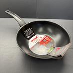 Tefal Emotion Wokpan - RVS - Ø 28cm - Anti-aanbaklaag, Ophalen of Verzenden, Keramische plaat, Wok, Nieuw