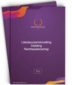 Athena Samenvatting Inleiding Rechtswetenschap - UvT, Boeken, Studieboeken en Cursussen, Ophalen of Verzenden, Gamma, Zo goed als nieuw