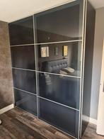 IKEA Pax kast glazen schuifdeuren zwart/antraciet, Huis en Inrichting, Kasten | Kledingkasten, Ophalen, 200 cm of meer, 50 tot 75 cm