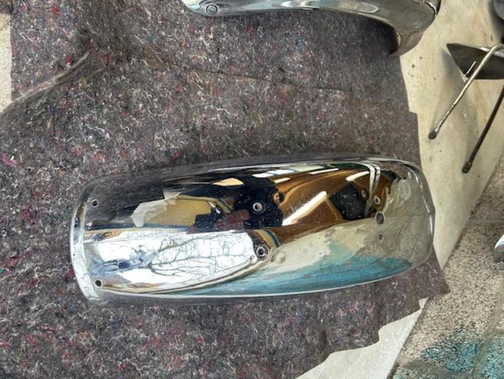 Achterspatbord GL1000 K0-K1-K2-K3 origineel roestvrij, Motoren, Onderdelen | Honda, Gebruikt, Ophalen of Verzenden