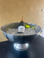 Mooie metalen champage bucket incl. volle fles champagne, Ophalen of Verzenden, Zo goed als nieuw, Rond, Overige materialen