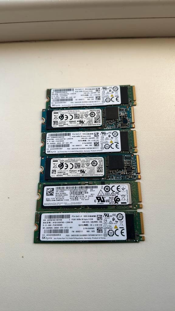 Snelle NVMe Gen4 SSDs te koop!, Computers en Software, Harde schijven, Gebruikt, Desktop, Intern, SSD, SATA, Ophalen of Verzenden