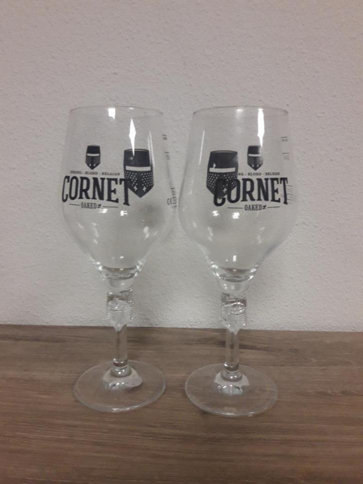 cornet, Verzamelen, Biermerken, Gebruikt, Glas of Glazen, Overige merken, Ophalen of Verzenden
