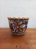 Prachtige bloempot. Vintage keramiek. Italiaans? Retro, Tuin en Terras, Bloempotten, Rond, Ophalen of Verzenden, Zo goed als nieuw