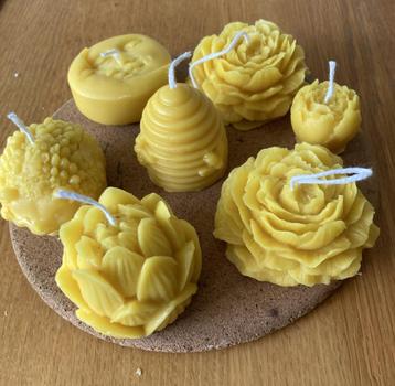kaars van bijenwas direct van de imker beschikbaar voor biedingen