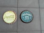 Bierdoppen Jack Daniel's & Coca-Cola, Antiek en Kunst, Antiek | Emaille, Ophalen