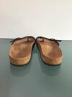 GRATIS VERZENDEN | BIRKENSTOCK Piazza grijze slippers 40, Kleding | Dames, Slippers, Verzenden, Zo goed als nieuw, Grijs