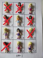 L465 LEGO FRIENDS POPPETJES MEIDEN compleet, 1,90 euro/stuk, Kinderen en Baby's, Speelgoed | Duplo en Lego, Ophalen of Verzenden