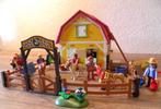 Playmobil Manege, boerderij set 5222 met extra's., Ophalen of Verzenden, Zo goed als nieuw, Complete set