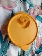 Tupperware magnetronschaal 400 ml, Ophalen of Verzenden, Zo goed als nieuw, Geel, Schaal