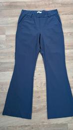 Nicolette Kluijver travelstof Flair broek. Marine blauw. L, Ophalen of Verzenden, Zo goed als nieuw, Maat 46/48 (XL) of groter