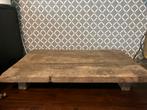Stoere sobere houten bajotplank, Ophalen, Zo goed als nieuw, Rechthoekig, Hout