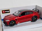 Alfa Romeo Giulia GTAm d.rood 1/18 Bburago, Ophalen of Verzenden, Zo goed als nieuw, Auto, Bburago