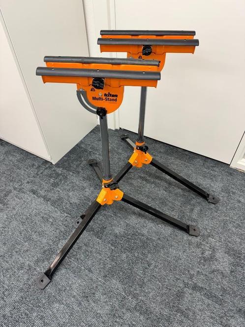 2x Triton Multi stand, Doe-het-zelf en Verbouw, Werkbanken, Zo goed als nieuw, Minder dan 70 cm, Inklapbaar, Ophalen