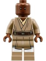 Lego SW0889 Mace Windu dark tan legs Minifigure met 2 cracks, Gebruikt, Ophalen of Verzenden, Lego