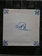 Oude tegeltje gemaakt door Koninklijke Tichelaar Makkum, Antiek en Kunst, Ophalen of Verzenden