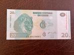 Kongo twintig franc 2003 UNC, Ophalen of Verzenden, Overige landen, Los biljet