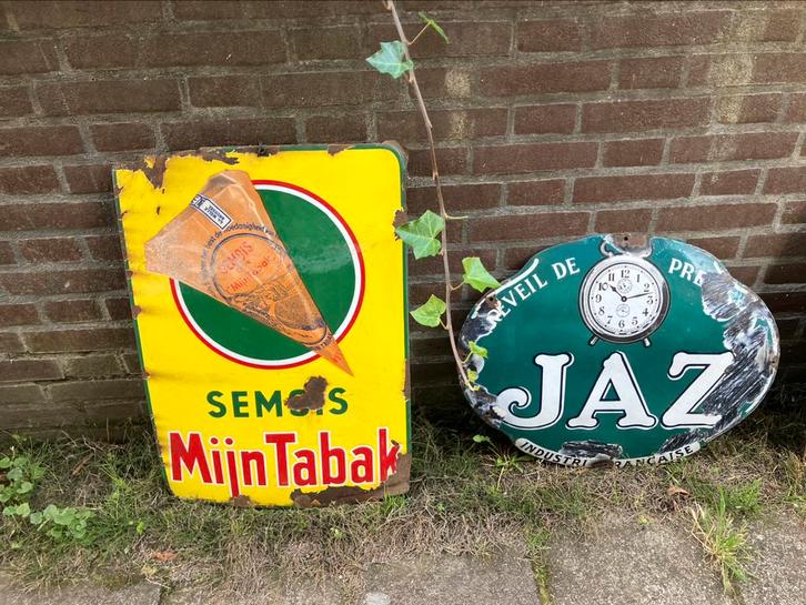 Diverse Emaille borden reclameborden, Antiek en Kunst, Antiek | Emaille, Ophalen
