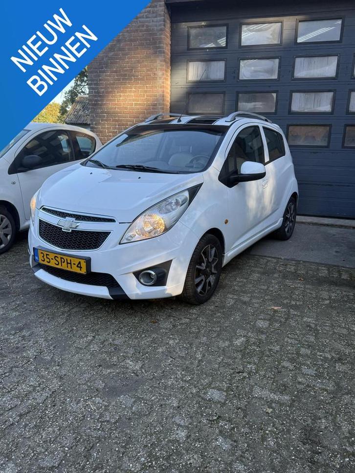 Chevrolet Spark 1.0 16V LS+ Bi-Fuel Airco/Leer/Sport/NAP, Auto's, Chevrolet, Bedrijf, Te koop, Spark, ABS, Airbags, Airconditioning