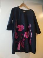 Zwarte jurk met bloemen - Selection by Ulla Popken 48, Kleding | Dames, Selection by Ulla Popken, Zwart, Maat 46/48 (XL) of groter