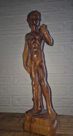 Prachtig DAVID beeld van notenhout - Michelangelo, Ophalen of Verzenden