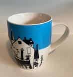 Mok met de poezen Pim en Pom tussen en boven huizen.H.8,5 cm, Ophalen of Verzenden, Zo goed als nieuw