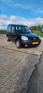 Peugeot Partner 1.6 16V Combi 2006 Zwart, Auto's, Zwart, Origineel Nederlands, Bedrijf, Handgeschakeld