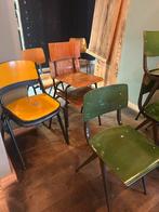 (Eet)tafelstoelen, Huis en Inrichting, Stoelen, Ophalen, Vintage, modern, kantine, Gebruikt, Bruin