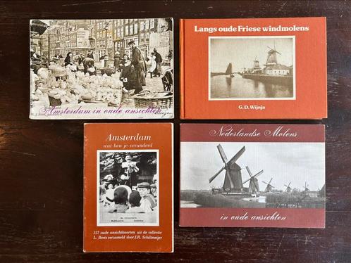 4x Oude Ansichten Ansichtkaarten Amsterdam Molens Windmolens, Boeken, Geschiedenis | Vaderland, Gelezen, 20e eeuw of later, Ophalen of Verzenden