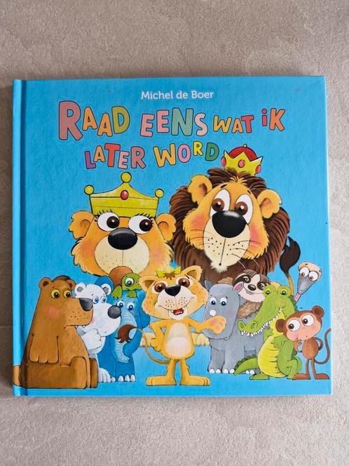 Michel de Boer - Raad eens wat ik later word, Boeken, Prentenboeken en Plaatjesalbums, Zo goed als nieuw, Ophalen of Verzenden