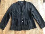 ***Sophia Perla*** blazer zwart jacquard ongevoerd maat 40, Maat 38/40 (M), Zwart, Ophalen of Verzenden, Zo goed als nieuw
