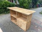 Toffe buitenbar barblad wijnkisten + accessoires, bruiloft, Huis en Inrichting, Barren, Ophalen, Gebruikt