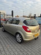 Opel Corsa 1.4 16V 5D 2008 Beige, Auto's, Voorwielaandrijving, Parkeersensor, 1063 kg, Zwart