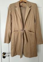 Crème de la crème  suede look lange blazer beige nieuw S, Kleding | Dames, Jasjes, Kostuums en Pakken, Beige, Ophalen of Verzenden