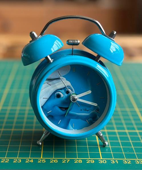 Leuke Smurfenwekker - We(r)kt uitstekend!, Witgoed en Apparatuur, Wekkers, Zo goed als nieuw, Analoog, Ophalen of Verzenden
