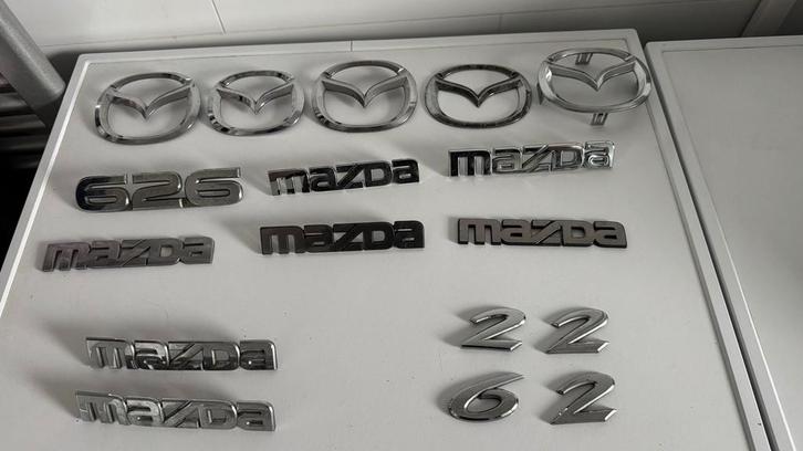 Mazda Emblemen, Diverse Modellen, Auto-onderdelen, Carrosserie en Plaatwerk, Bumper, Mazda, Gebruikt, Ophalen of Verzenden