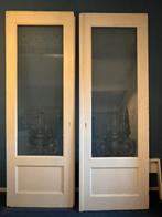 Prachtige jaren 30 ensuite deuren met geëtst glas, Ophalen