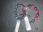2 gloednieuwe Montini armbanden blauw/rood., Sieraden, Tassen en Uiterlijk, Ophalen of Verzenden, Zo goed als nieuw, Blauw
