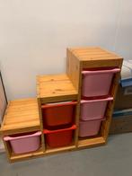 Ikea trofast trappenkast met bakken, Huis en Inrichting, Kasten | Ladekasten, Ophalen, Minder dan 50 cm, 5 laden of meer, Zo goed als nieuw