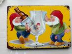 Wandplaat Kabouters en Bier ChOUFFE 30 bij 20, Ophalen of Verzenden