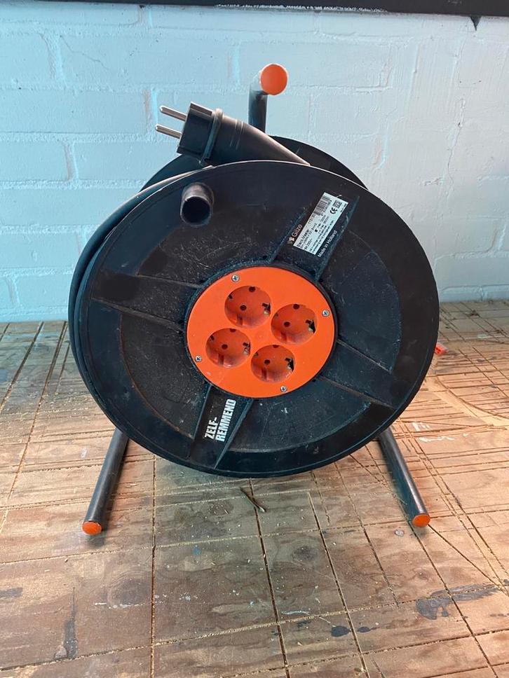 Kabelhaspel  Glize black master 50 meter, Doe-het-zelf en Verbouw, Elektra en Kabels, Zo goed als nieuw, Kabel of Snoer, Ophalen of Verzenden
