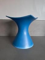 Vintage Cor Unum Vaas Blauw, Gebruikt, Blauw, Aardewerk of Porselein, Ophalen of Verzenden