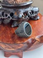 Zware zilveren heren ring, Sieraden, Tassen en Uiterlijk, Ringen, 20 of groter, Heer, Ophalen of Verzenden, Zo goed als nieuw