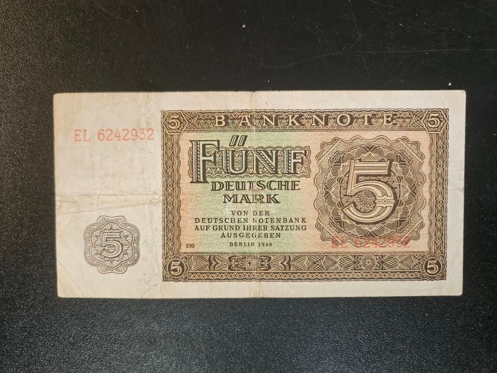 DDR pick 11b 1948, Postzegels en Munten, Bankbiljetten | Europa | Niet-Eurobiljetten, Ophalen of Verzenden, Duitsland, Los biljet